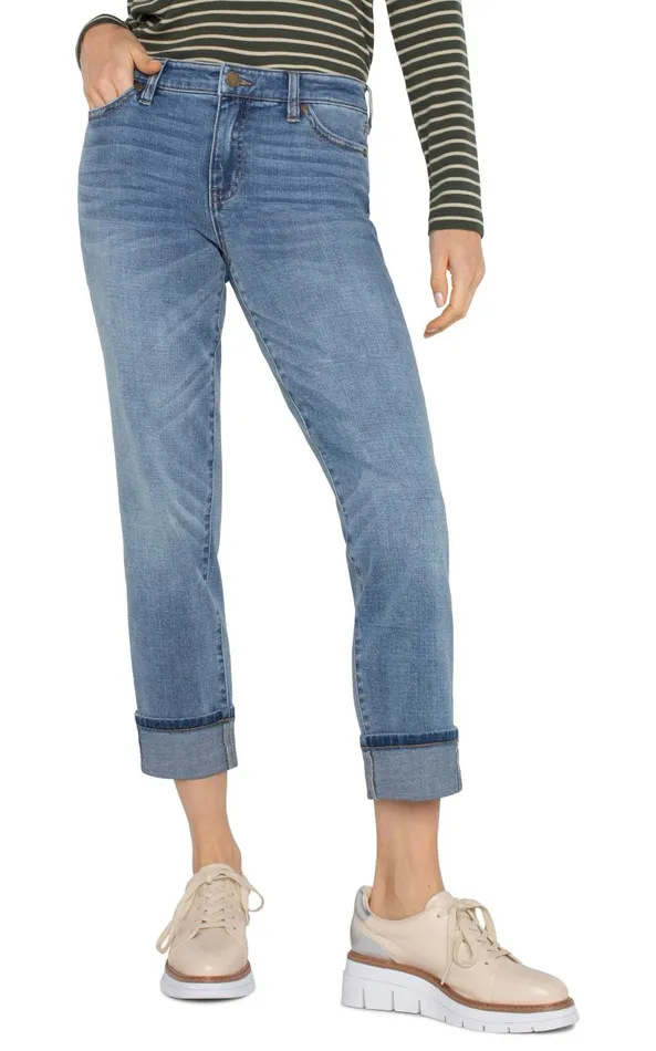 Liverpool Los Angeles Jeans MARLEY GIRLFRIEND CUFFED Vineland 8211 Womens