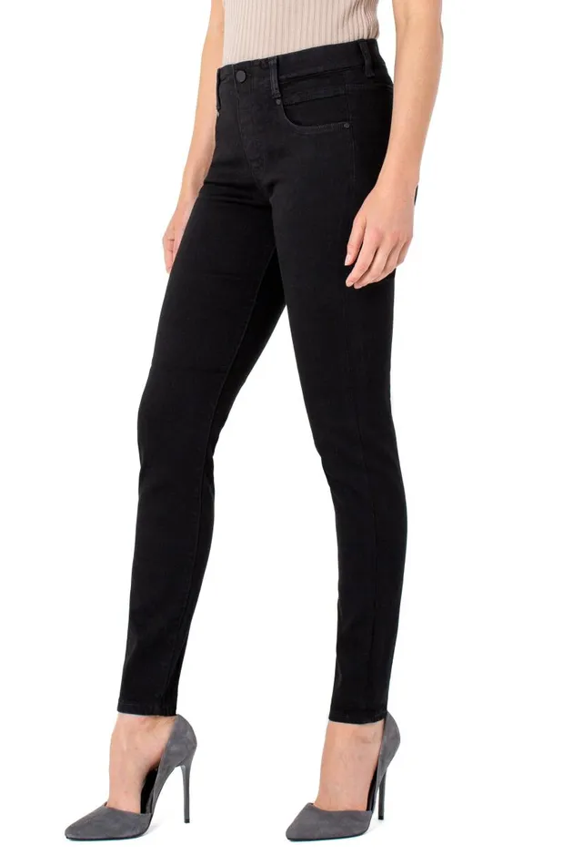 Liverpool Los Angeles Jeans THE GIA GLIDER PULLON SKINNY ECO Black Rinse 8211 Womens