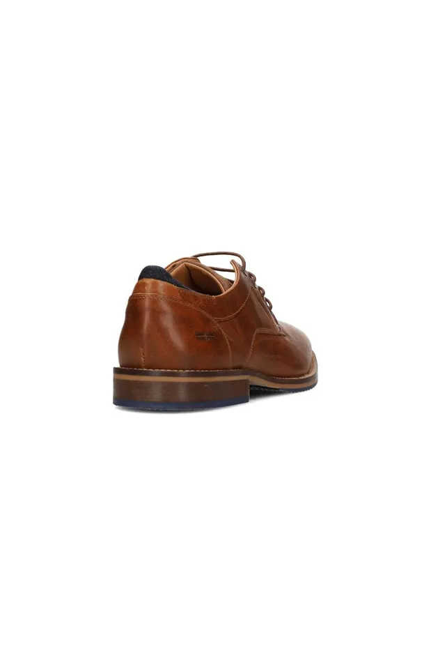 Liverpool Los Angeles Oxfords DESK BURNISHED LEATHER OXFORD SHOE Cognac 8211 Mens