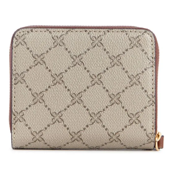 Lockup 9S Small Zip Wallet Beige Logomahogany Women Nine West Clutches and Wallets Lockup 9S Small Zip Wallet Beige Logomahogany Women Nine West Clutches and Wallets