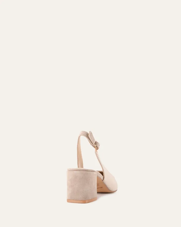 LOW HEELS jomercer Women Cara low heels mushroom suede