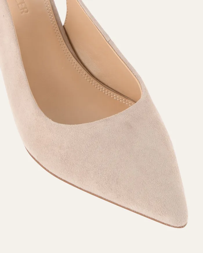 LOW HEELS jomercer Women Cara low heels mushroom suede