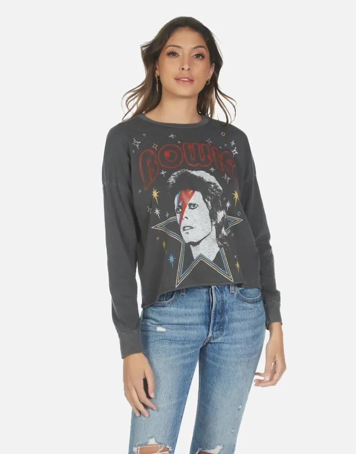 Luella Bowie 1973 Tour Pigment Black Women Lauren Moshi Long Sleeve