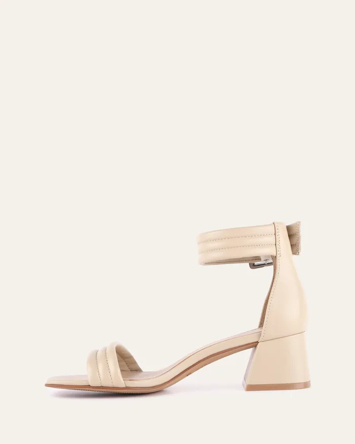 Lyric mid heel sandals sand leather MID SANDALS jomercer Women Lyric mid heel sandals sand leather MID SANDALS jomercer Women