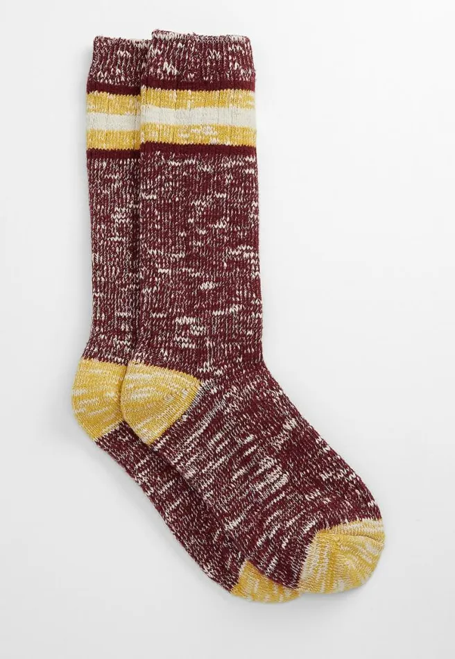 Maroon And Gold Crew Socks Women Maurices Socks