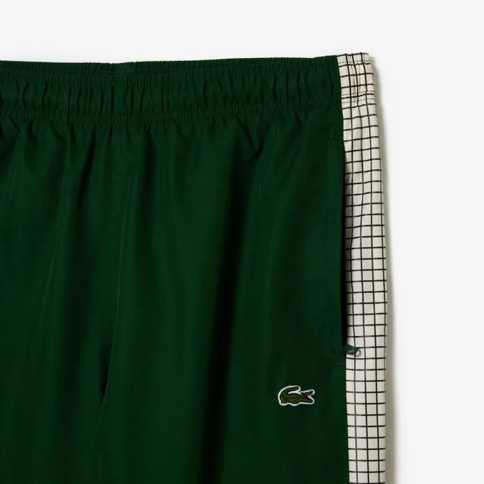 Matching Sets Men Lacoste Mens Tennis Print Joggers Green White Pqk