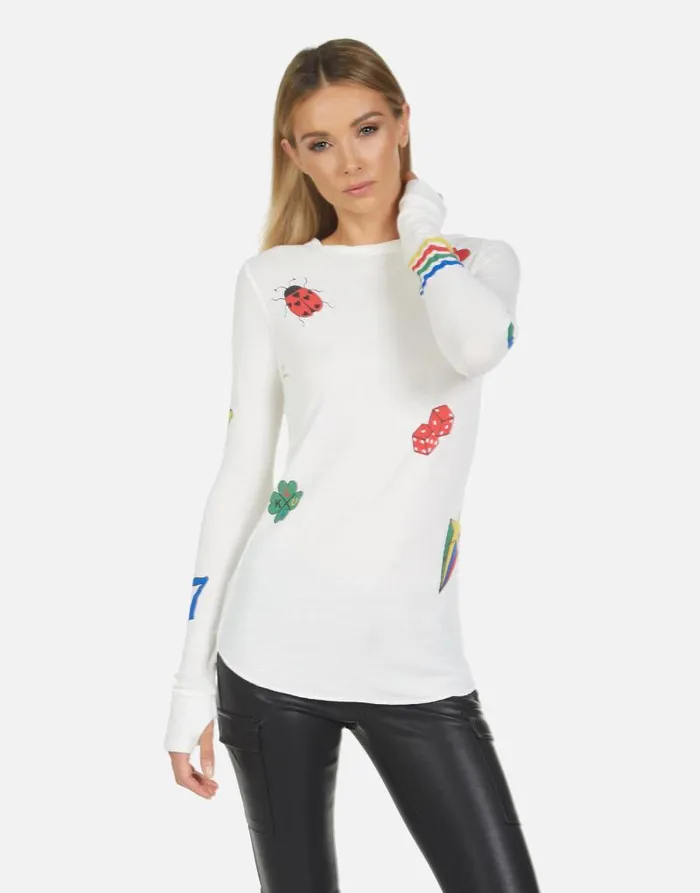 McKinley Lucky Elements Milk Women Lauren Moshi Long Sleeve