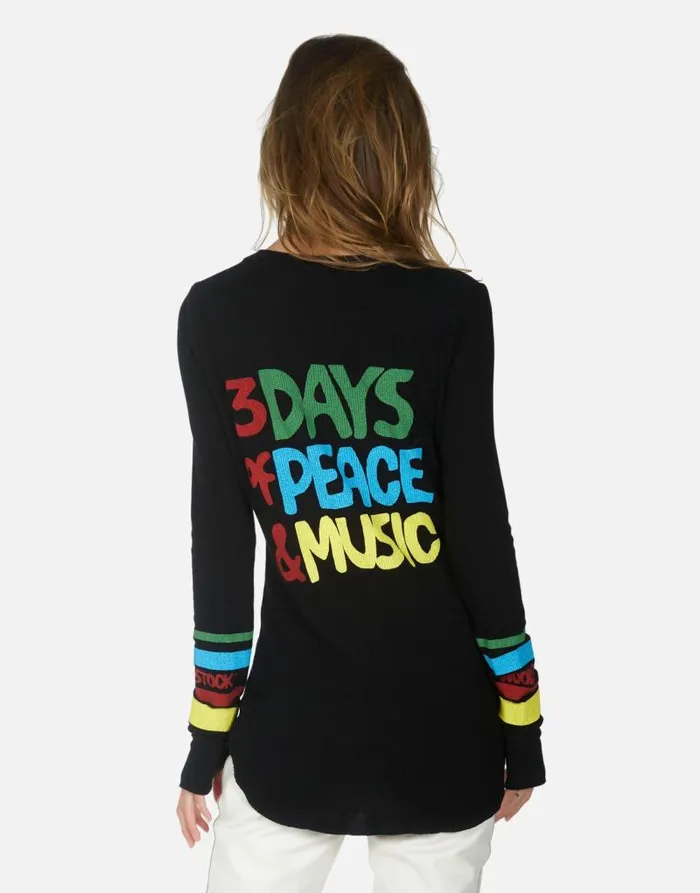 McKinley Woodstock Lip Black Women Lauren Moshi Long Sleeve