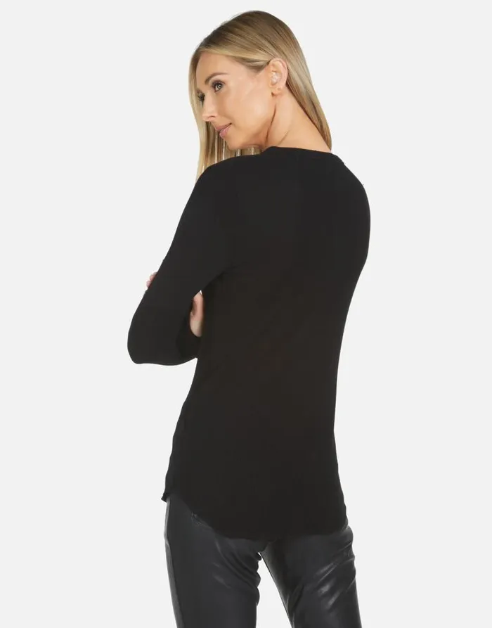 McKinley X Nailhead Skull Black Women Lauren Moshi Long Sleeve