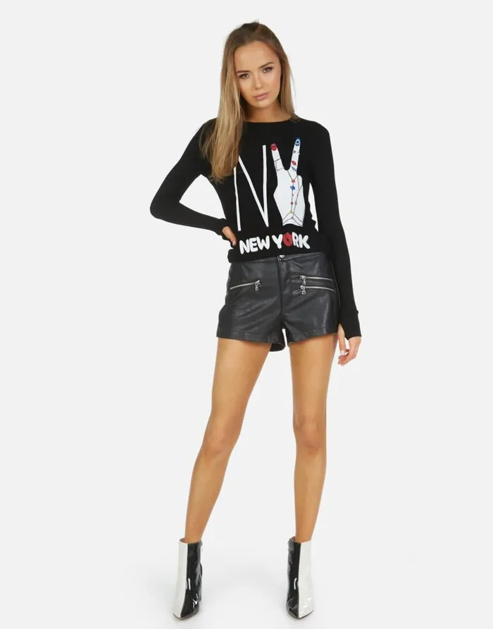 McKinley X NY Hand Elements Black Women Lauren Moshi Long Sleeve