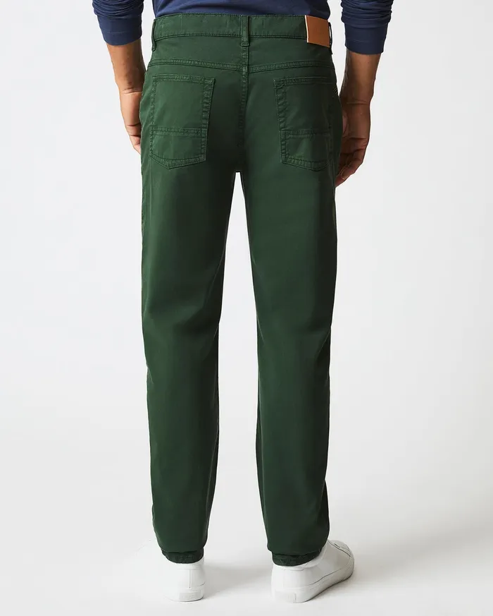 Men 5 Pocket Pant Pine Green Billy Reid Bottoms