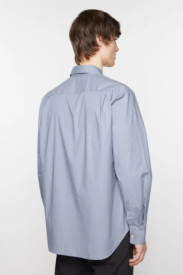 Men Buttonup Shirt Dusty Blue Acne Studios Shirts