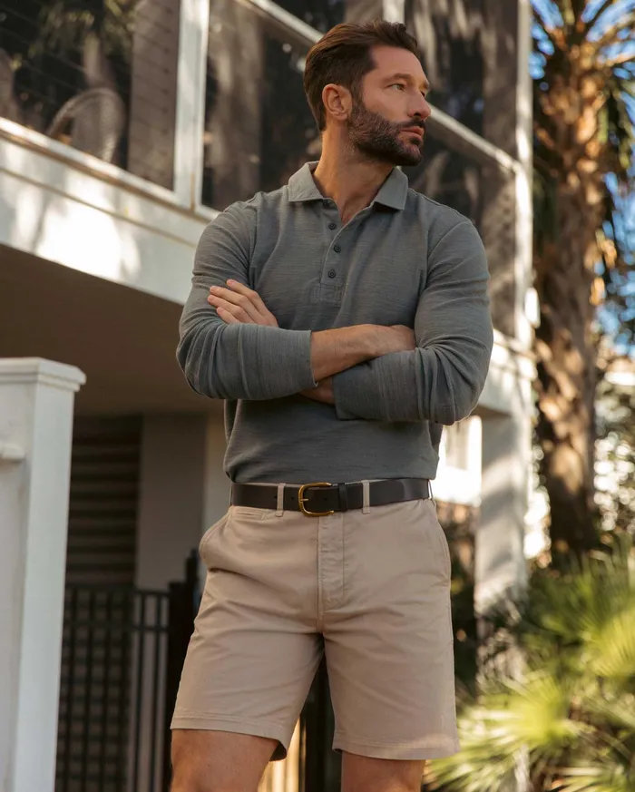 Men Chino Short Khaki Billy Reid Bottoms