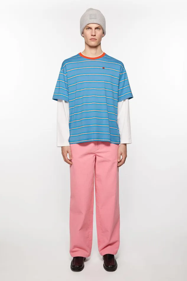 Men Cord Trousers Tango Pink Acne Studios Trousers