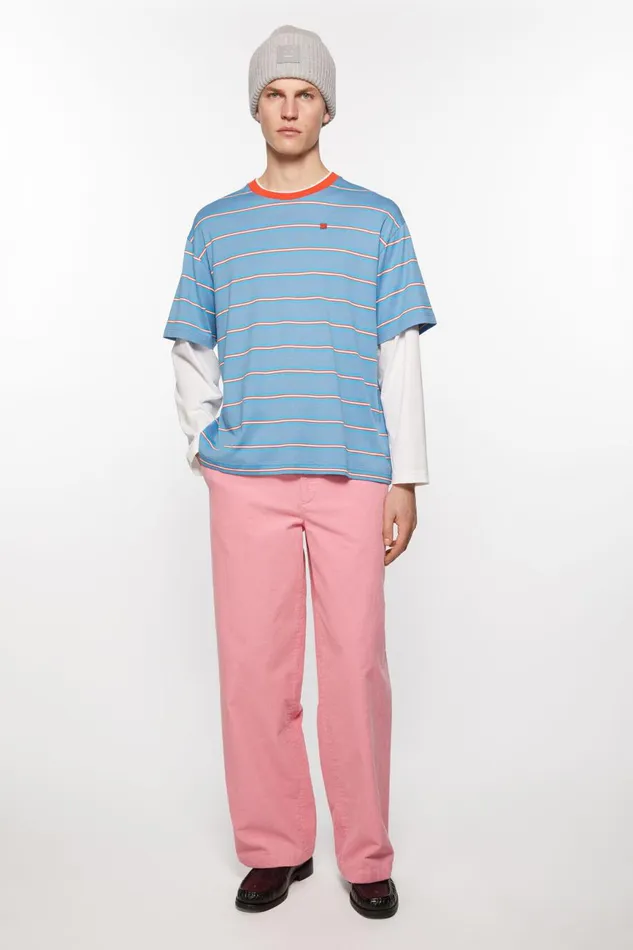 Men Cord Trousers Tango Pink Acne Studios Trousers