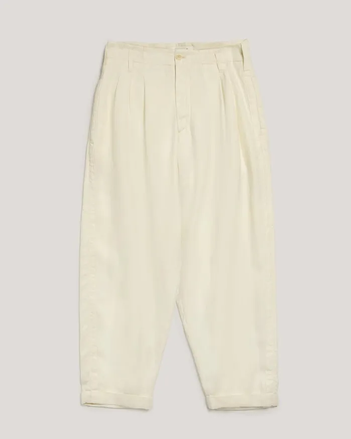 Men Creole Peg Trouser Ecru YMC Trousers and Shorts