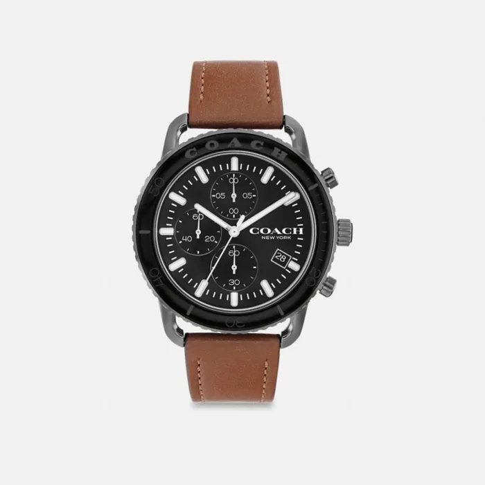 Men Cruiser Watch 44 Mm Saddle Coach Watches