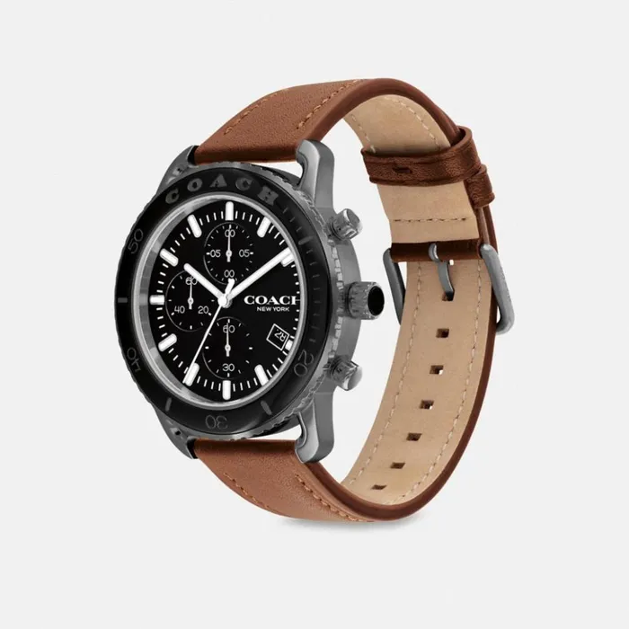 Men Cruiser Watch 44 Mm Saddle Coach Watches
