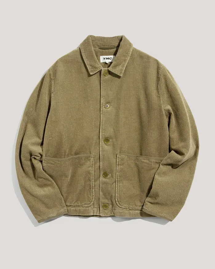 Men Groundhog Corduroy Jacket Olive YMC Outerwear