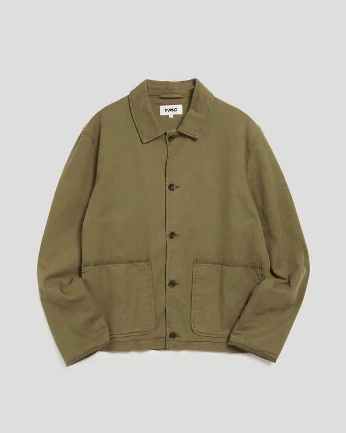 Men Groundhog Jacket Olive YMC Suiting