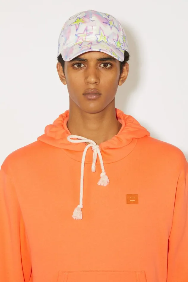 Men Hooded Sweatshirt 8211 Regular Fit Mandarin Orange Acne Studios Sweatshirts