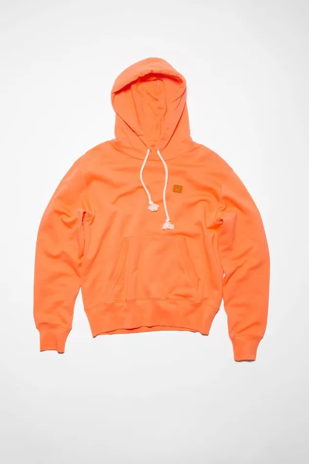 Men Hooded Sweatshirt 8211 Regular Fit Mandarin Orange Acne Studios Sweatshirts