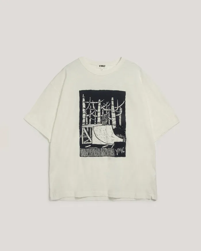 Men It039s Out There TShirt White YMC Tops and TShirts