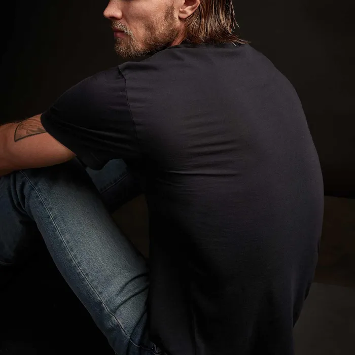 MEN James Perse CLASSICS Short Sleeve Crew Neck Deep