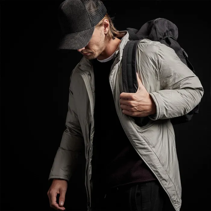 MEN James Perse JACKETSOUTERWEAR Down Filled Trench Concrete
