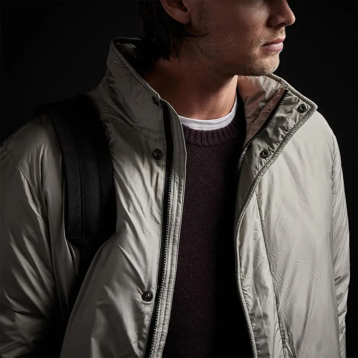 MEN James Perse JACKETSOUTERWEAR Down Filled Trench Concrete