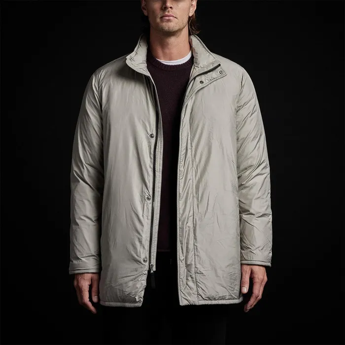 MEN James Perse JACKETSOUTERWEAR Down Filled Trench Concrete