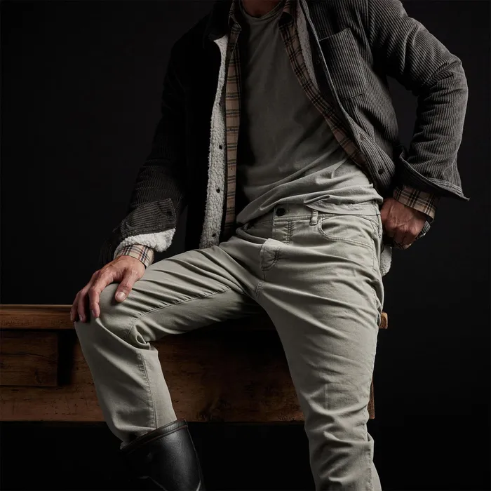 MEN James Perse PANTSDENIM Stretch Cotton Jean Concrete Pigment