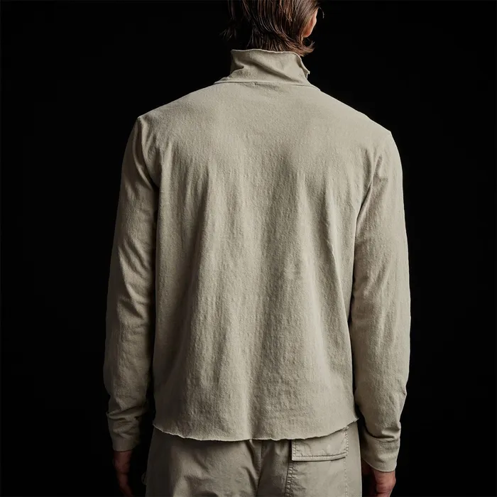 MEN James Perse POLOSNOVELTY TOPS Brushed Jersey Funnel Neck String Pigment