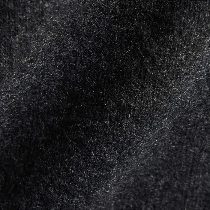 MEN James Perse SWEATERS Recycled Cashmere Raglan Coal