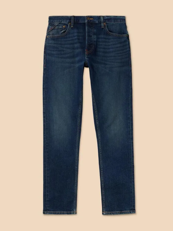 Men JEANS White Stuff Eastwood Straight Jean Dark Blue Men JEANS White Stuff Eastwood Straight Jean Dark Blue