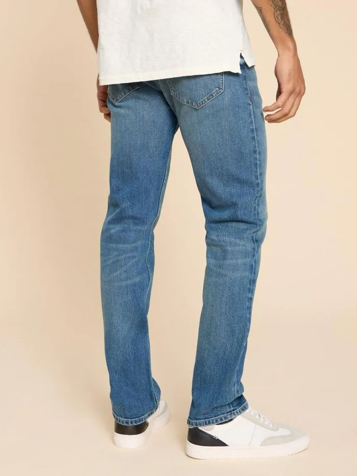 Men JEANS White Stuff Eastwood Straight Jean Light Denim Men JEANS White Stuff Eastwood Straight Jean Light Denim