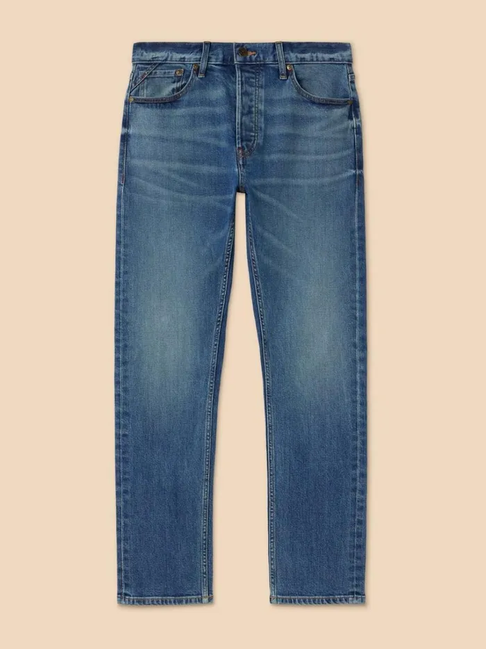 Men JEANS White Stuff Eastwood Straight Jean Light Denim Men JEANS White Stuff Eastwood Straight Jean Light Denim