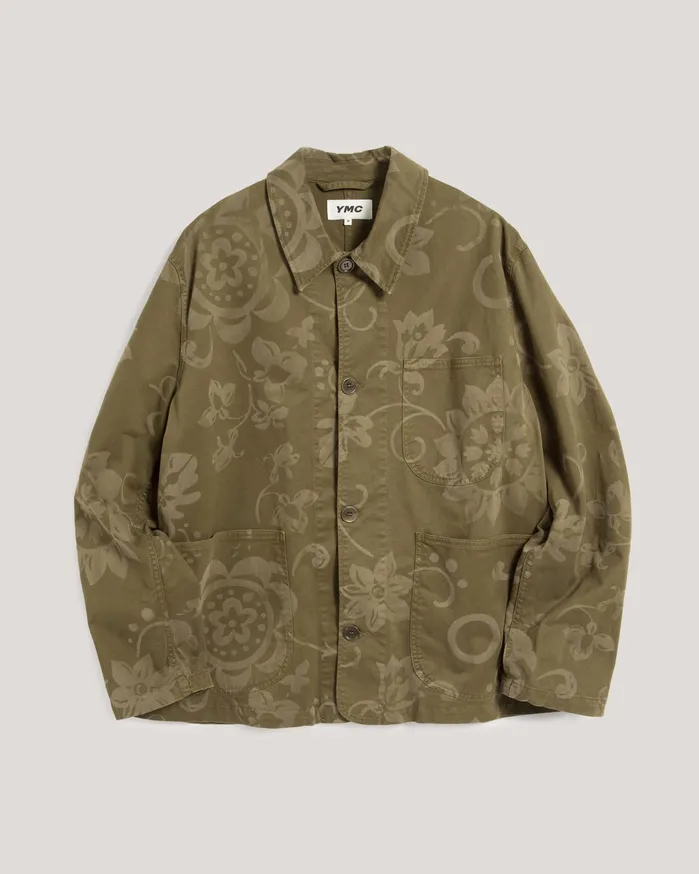 Men Labour Chore Jacket Khaki YMC Suiting