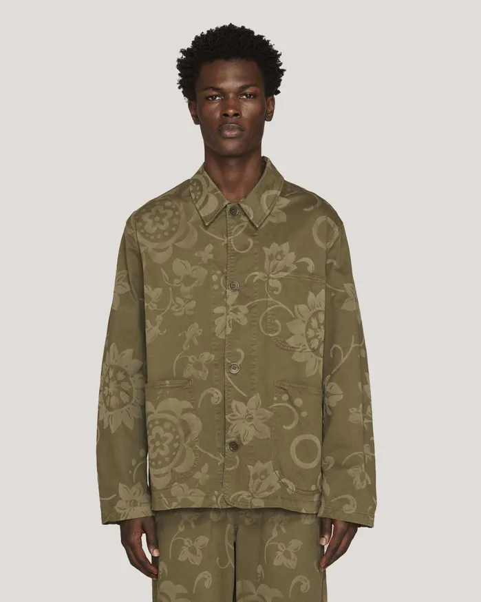 Men Labour Chore Jacket Khaki YMC Suiting