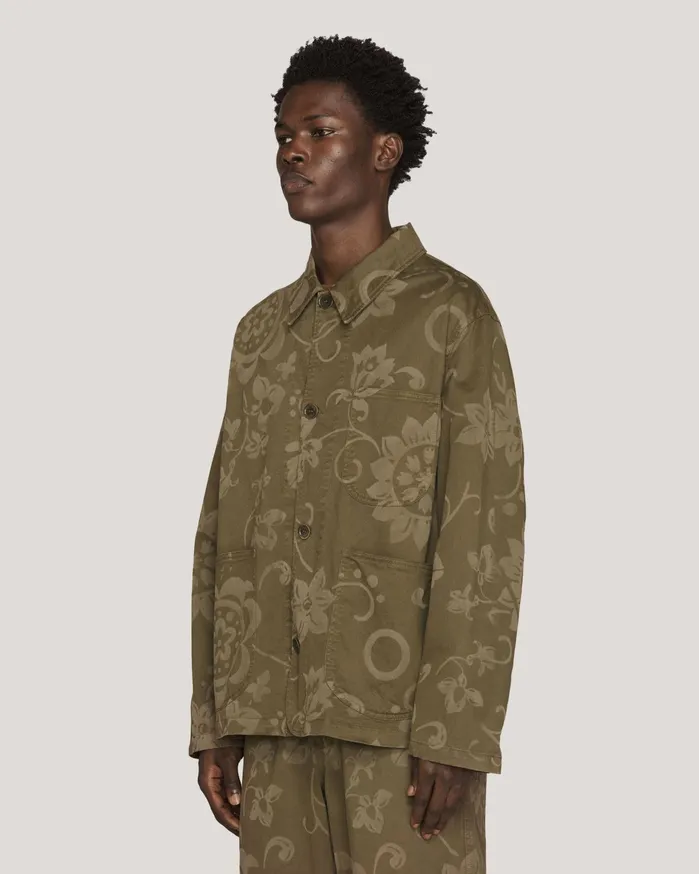 Men Labour Chore Jacket Khaki YMC Suiting