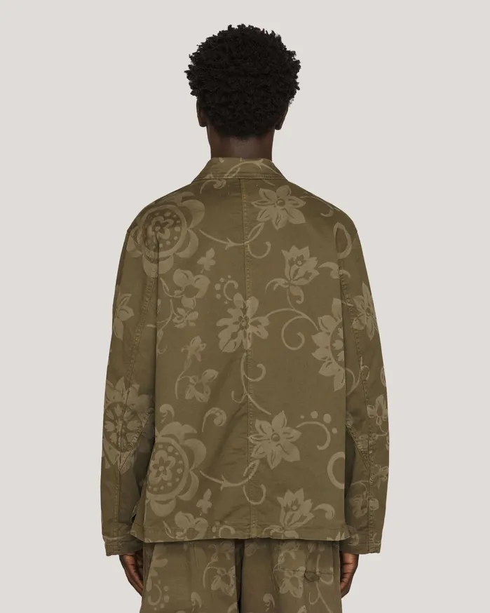 Men Labour Chore Jacket Khaki YMC Suiting