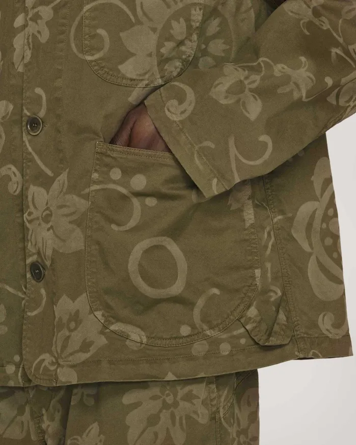 Men Labour Chore Jacket Khaki YMC Suiting