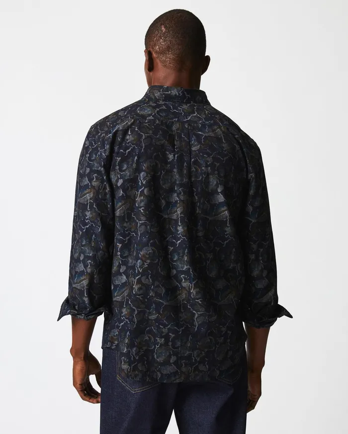 Men Low Tide Msl 1Pocket Shirt Carbon Blue Billy Reid Shirting