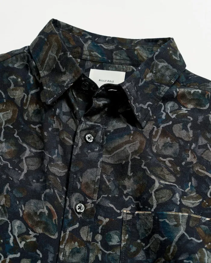 Men Low Tide Msl 1Pocket Shirt Carbon Blue Billy Reid Shirting