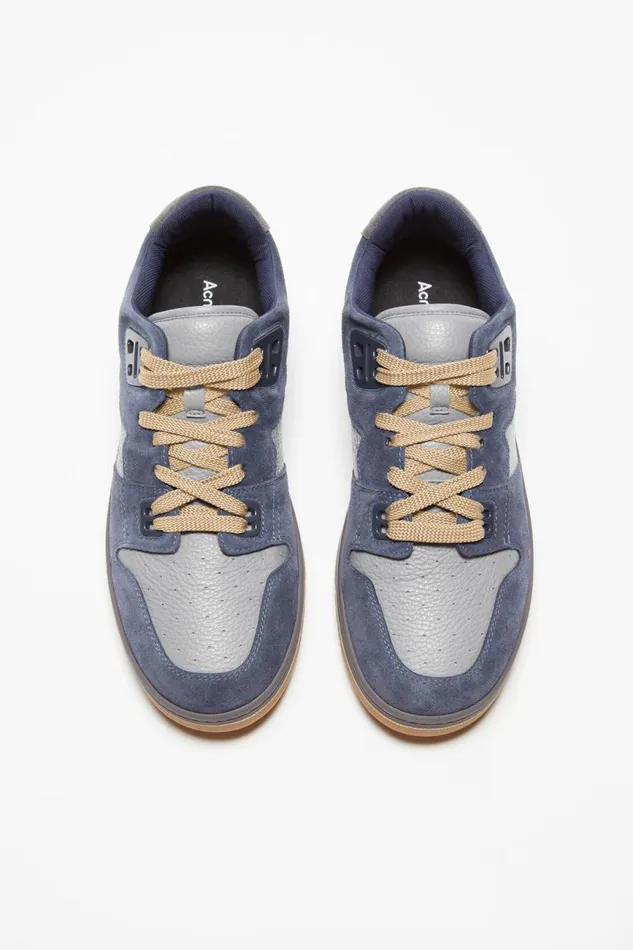 Men Low Top Sneakers Greyblue Acne Studios Shoes