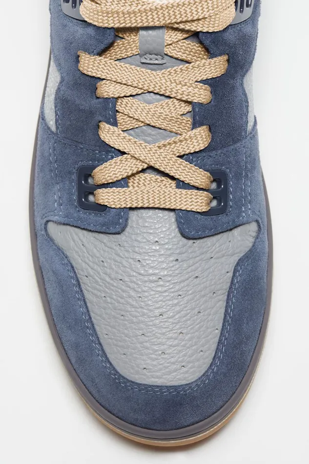 Men Low Top Sneakers Greyblue Acne Studios Shoes