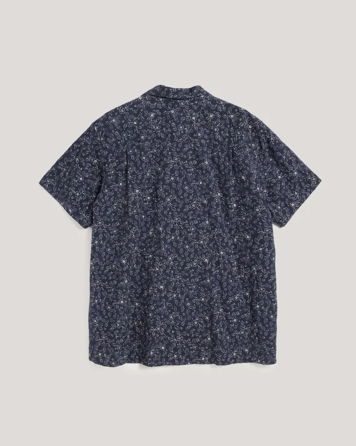 Men Malick Shirt Navy Ecru YMC Shirts