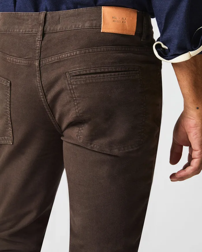 Men Moleskin Jean Coffee Billy Reid Bottoms