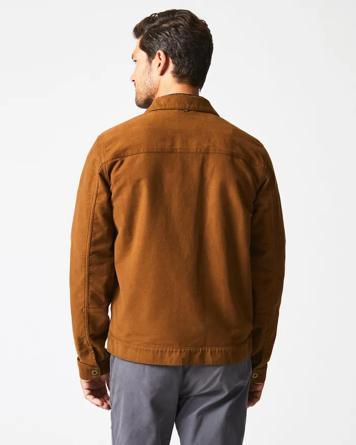 Men Moleskin Tupelo Trucker Jacket Tobacco Billy Reid Jackets and Outerwear