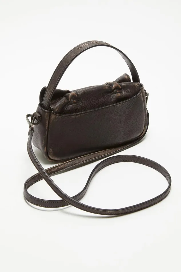 Men Multipocket Micro Bag Dark Brownbeige Acne Studios Bags